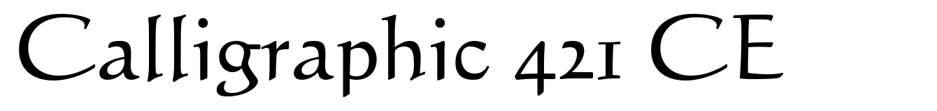 Calligraphic 421 CE